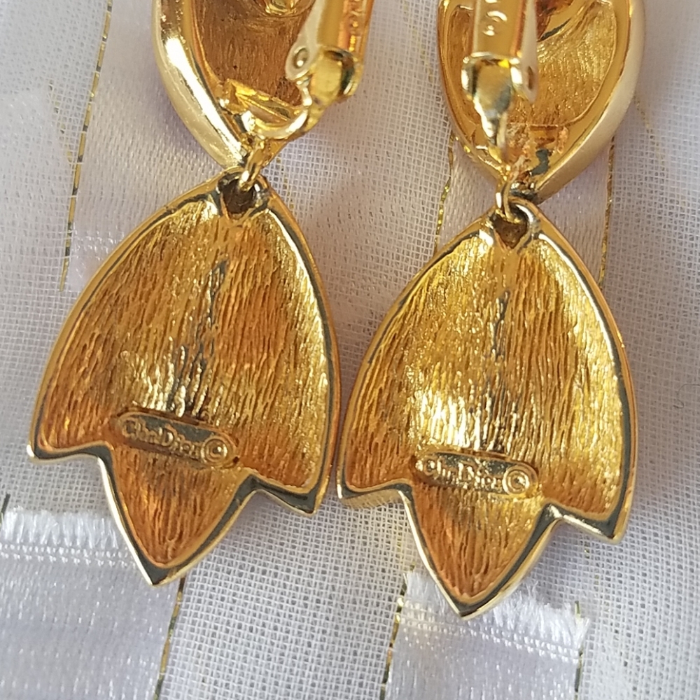 CHRISTIAN DIOR EARRINGS - Picture 4 of 5